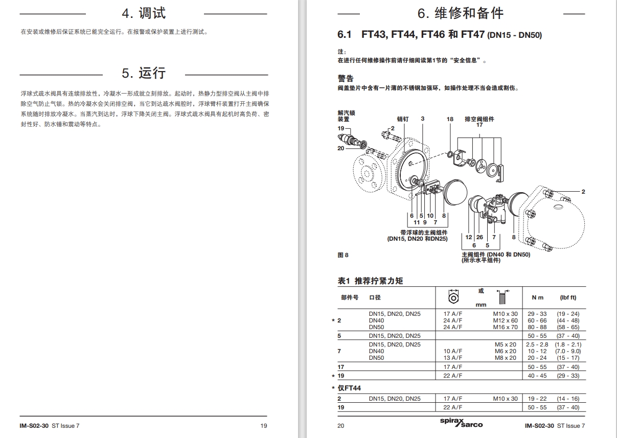 betway体育手机APP浮球疏水閥說明書(shu) 10