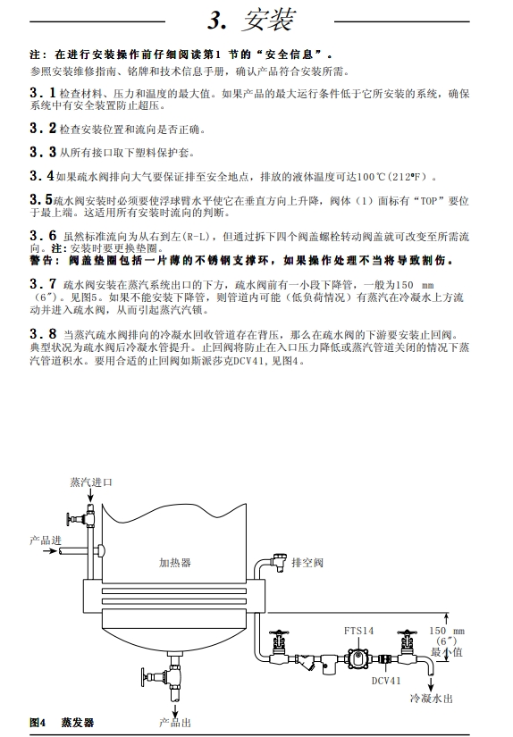 FTS14浮球式betway体育手机版登录閥安裝維修指南5
