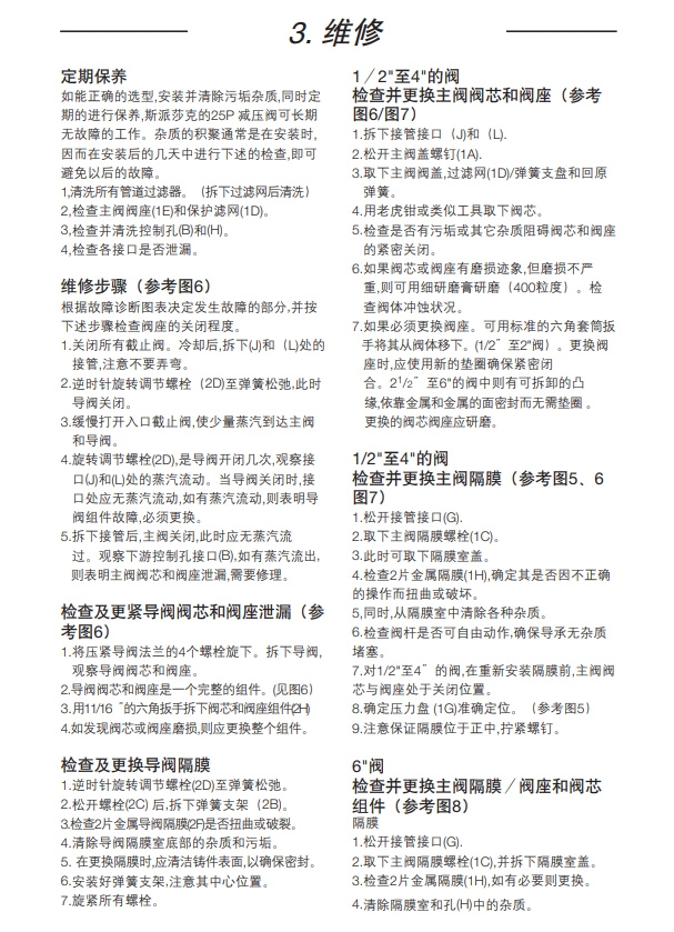 betway体育手机APP減壓閥25P維修方法1