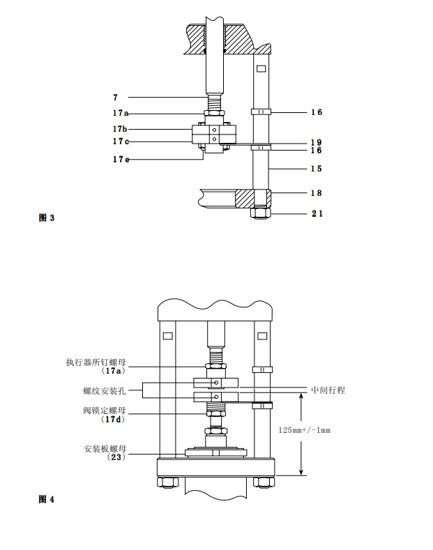 氣動執行器PN5700和PN6700安裝方法二