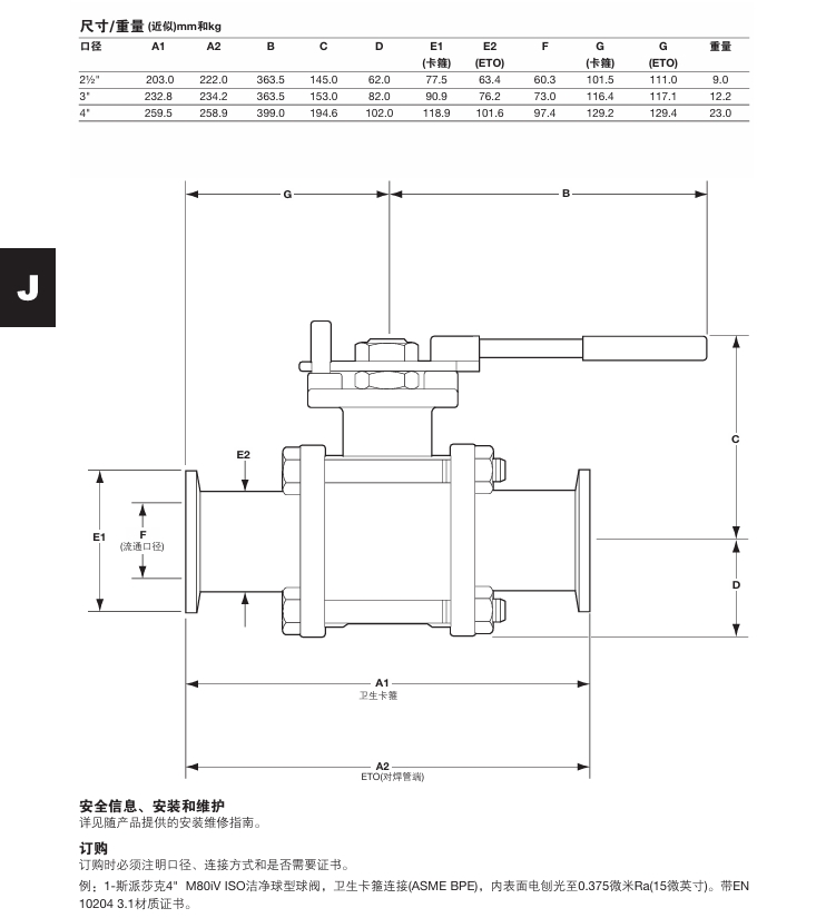 betway体育手机APPM80i球閥尺寸重量