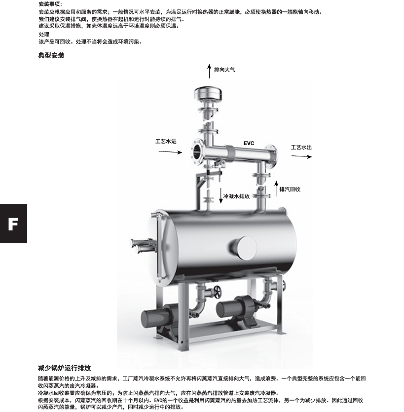 betway体育手机APP換熱器EVC係列安裝注意事項