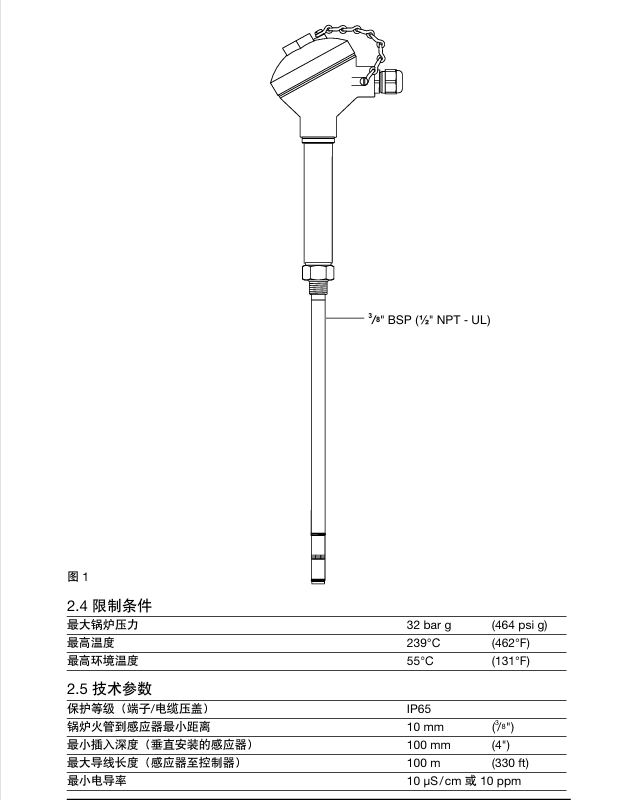 betway体育手机APPCP32電導率感應器技術參數