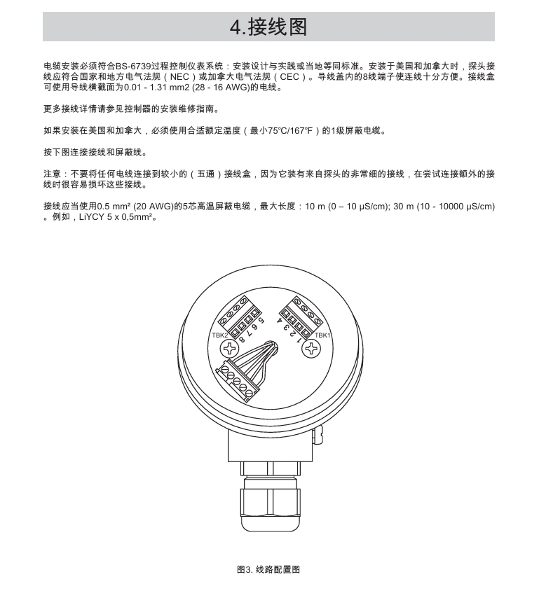 betway体育手机APPCP42電導率感應器接線圖